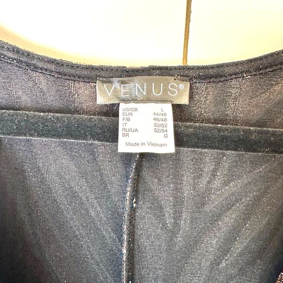 Venus shimmery Zebra Print bodycon dress Size L - Picture 8 of 8